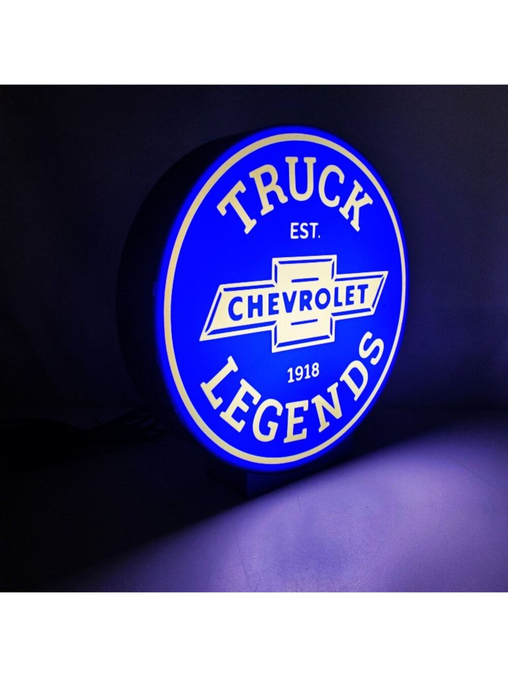Chevrolet Truck Legends LED Light Box - 9" USB Powered Sign (Made in USA)